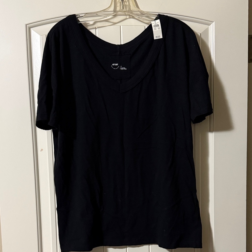 Aerie Black Short Sleeve Tee